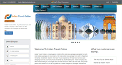 Desktop Screenshot of indiantravelonline.com