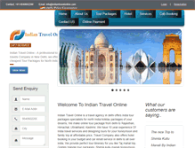 Tablet Screenshot of indiantravelonline.com